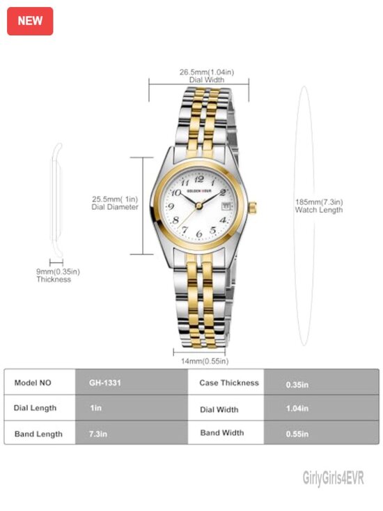 Women\'s Stainless Steel Bracelet Analog Watch with White Dial main image 4